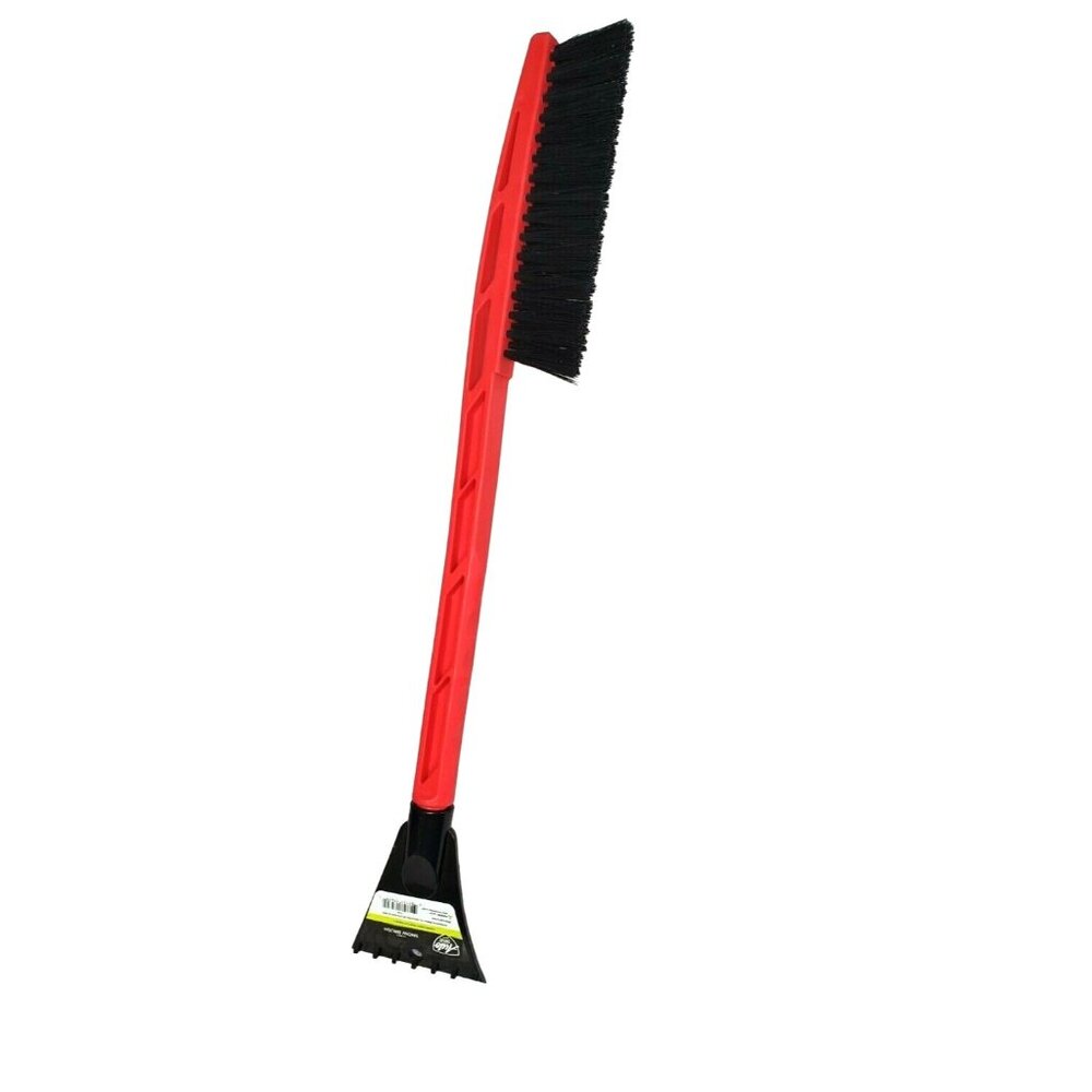 Auto Drive Winter Driving Snow Brush & Ice Scraper, 24″ Length, Red